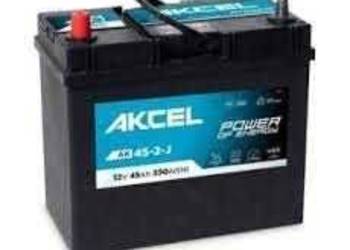 Akumulator Samochodowy AKCEL 12V 45Ah 330A (EN) JAPAN LEWY+