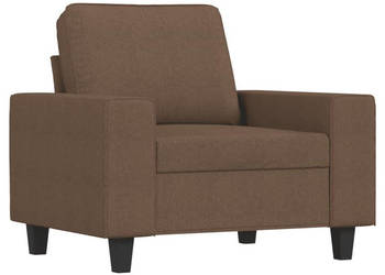Fotel brązowy 60 cm obity tkaniną WM-359378