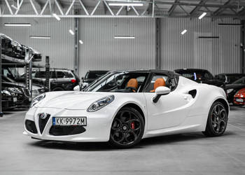 Alfa Romeo 4C SPIDER. Krajowa. 1 właściciel. Faktura VAT. Idealny stan.