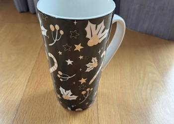 Kubek świąteczny wysoki 500 ml – dekoracyjny, ceramiczny