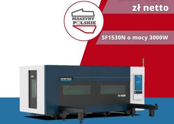 NOWA WYCINARKA LASEROWA FIBER SF1530N  O MOCY 3000 W