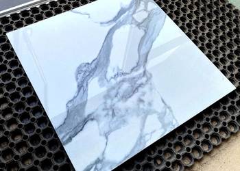 GRES CALACATTA 60X60 POLER BIAŁY MARMUR POŁYSK