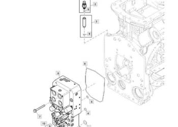 John Deere 8245R 8270R 8295R 8320R 8335R 8345R 8370R 8400R - kolektor RE59…