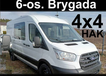 Ford Transit 4x4 130KM L3H2 6-osob. Super Niska Cena Hak Kamera 360- 1973 …