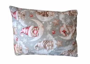 Poszewka świąteczna z krasnalami