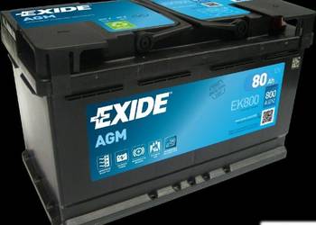 Akumulator 80Ah 800A Exide AGM start&stop