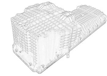 Miska oleju Mercedes Benz Actros 4 OM473LA 4700103413 4700104613 4700105513