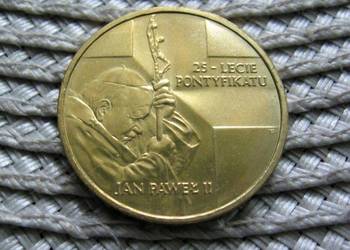 Polska 2 zł GN 2003r - 25 lecie Pontyfikatu - Ładna