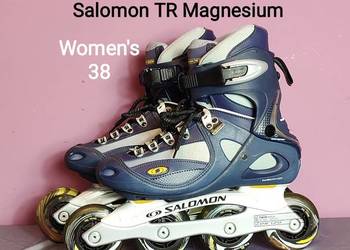 Rolki Salomon dla kobiet - rozmiar 38 Women's - prawie nowe [R55]
