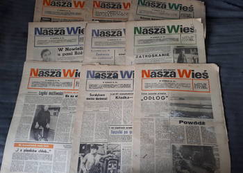 Nasza Wieś 9szt 1983 20.03,16.01,23.01,6.02