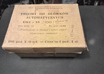 Wkłady grafitowe do ołówków automatycznych