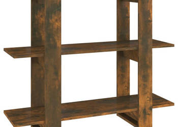 Regał na książki/przegroda opalany dąb 100x30x87 cm WM-813566