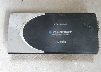 Wzmacniacz do nagłośnienia w Aucie - Blaupunkt GTA 4 spec 750 Watt