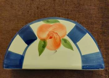 Ceramiczny Serwetnik, uchwyt na serwetki PRL