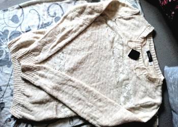 NOWY z metką! _ SWETER sweterek _  100% BAWEŁNA! _ dobry na S, xs