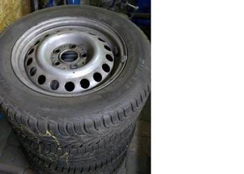 felgi mercedes 190 15cali stalowe z oponami zimowymi super