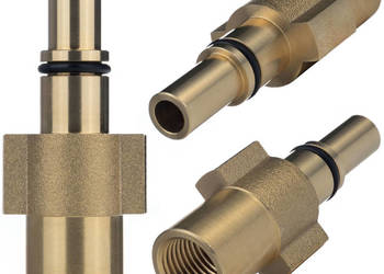 Adapter Bayonet 1/4"F do Myjki Ciśnieniowej | 160 bar, Mosiądz