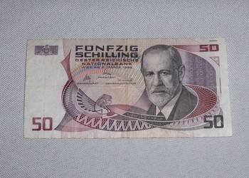 Banknot 50 schilling austriackich 1986r.