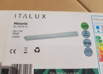 Kinkiet ścienny nad lustro ITALUX MINORIA WL-76578-1C NOWY