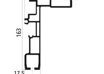 Profil kurtynowy Volumen, H=163 mm, L=9500 mm