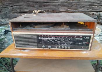 Stare radio PRL z adaptere, gramofon Unitra Diora Donatina retro vintage