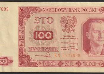 Polska 100 złotych 1948 - KN