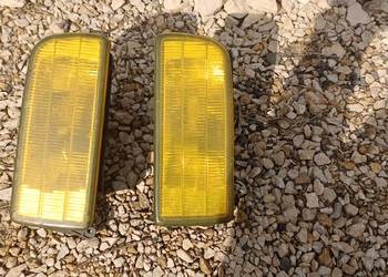 Halogeny BMW E36 oklejone zółtą folią