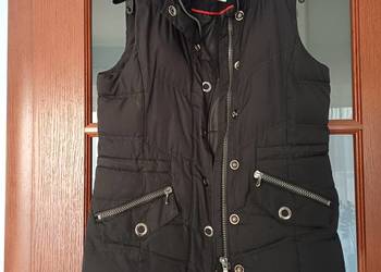 Kamizelka czarna ciepła ocieplana M-L New View