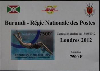 Burundi Londyn 2012 r 5 bloków