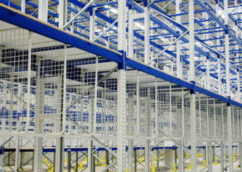 Regał magazynowy paletowy wys. 2,6m i szer. 2,9m, 9 palet