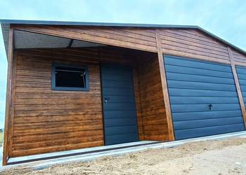 Garaż Blaszany 9x6 poziom producent profil obróbka 10x6 12x6 12x7 8x9