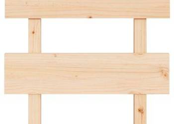 vidaXL Wezgłowie łóżka, 93,5x3x81 cm, lite drewno sosnowe(sku819050)