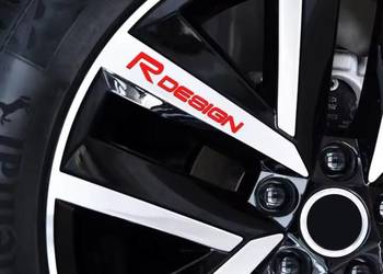 Naklejki Volvo R-Design – na felgi, karoserię, wnętrze – NOWE
