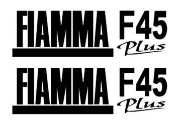 Naklejka na kampera  markize FIAMMA F45  2 szt 19cm