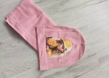 Czapka Wiosenna dla dziewczynki + szalik typu komin