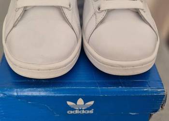 Adidas Stan Smith legendarny model skórzane biało - zielone