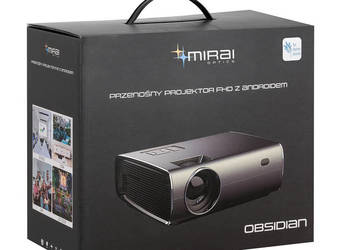 Projektor OBSIDIAN Mirai Optics 4K Bluetooth Wifi 50tyś. H pracy 300" HDMI