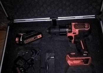 wiertarko - wkrętarka  Black&Decker z udarem , walizka