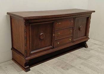 komoda neoantyk stara stylowa sideboard długa drewniana vintage design