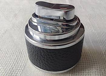 Zabytkowa stara zapalniczka gabinetowa gazowa ERHARD lata 70-te XXw. chrom