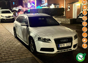 Audi A4 Avant 2.0tdi skóry zamsz fotele sport s-Line full serwis bezwypadk…