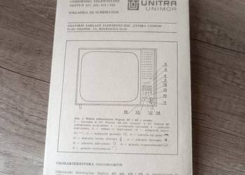 Wkładka ze schematem odbiorniki Neptun 427, 428, 429, 629 Unitra Unimor