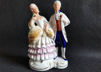 Stara figurka Markiz i Markiza porcelana Jan Jezela Katowice PRL