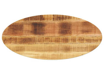 Blat stołu 110x40x25 cm owalny lite drewno mango WM-370821
