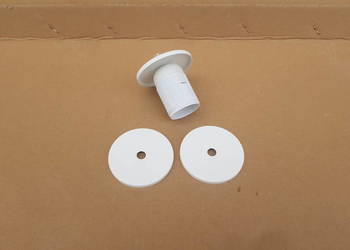 Podkładka do lamp pod oprawkę osłonka 71mm otwór 10mm BIAŁA cena = 3 szt.