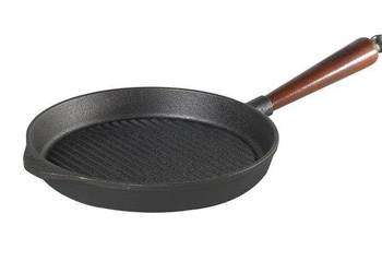 Skeppshult zestaw 2x patelnia grillowa/naleśniki żeliwna 26 cm