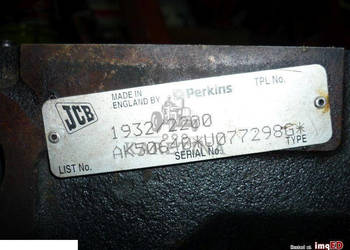 MANITOU - Silnik Perkins - AK50640 - GŁOWICA ZZ80252 BLOK ZZ50297