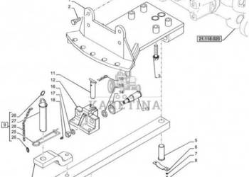 New Holland T6090 T6070 Wspornik 84126360