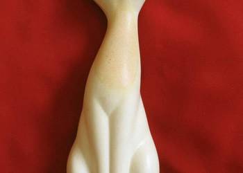 Kot - duży zabawny kotek - figurka ceramika - 22 x 7 x 6 cm