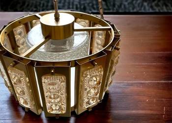 Lampa szwedzka żyrandol , lata 60.,